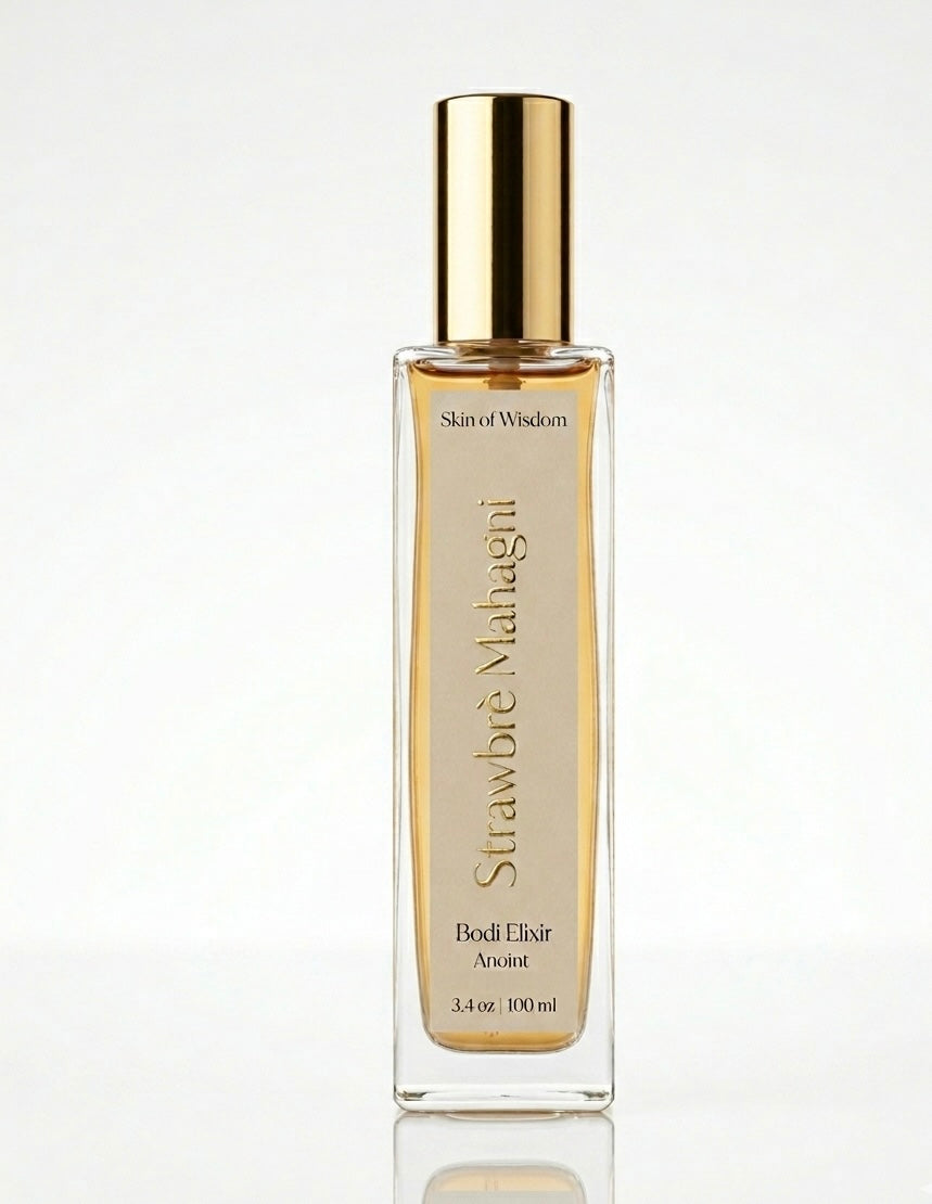 Strawbré Mahagni- Dry Bodi Elixir