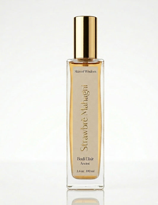 Strawbré Mahagni- Dry Bodi Elixir